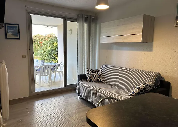 شقة Deux Pieces Avec Terrasse, Cour Privee Et Piscine - - Fr-1-250-264 *